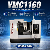 Centro de Mecanizado Vertical Automatizado VMC1160 de Alta Precisión para Fabricación de Moldes, Procesamiento de Piezas Metálicas para Automóviles, Certificado CE, Personalizable