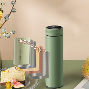 Tùy chỉnh 304 thép không gỉ cách điện cốc nước thông minh hiển thị nhiệt độ cao cấp thông minh drinkware cho trà thiết kế hiện đại - Product Image 4