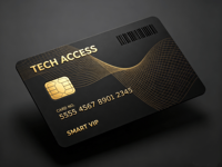 Tarjeta PVC de Contacto con Transferencia de Impresión Personalizada, Lámina Dorada/Plateada, Tarjeta Inteligente VIP con Chip y Código de Barras