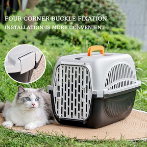 Joymay taşınabilir evcil hayvan taşıyıcı torba ile Metal kapı köpek taşıma taşıyıcı kutu kase havayolu nakliye onaylı seyahat evleri kafesleri - Product Image 2