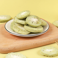 Groothandel Oem Odm Fabriekslevering Gevriesdroogde Kiwi Knapperig Fruit Plakjes Gezonde Snack Bulk Met Zoete Smaak Laag Vet