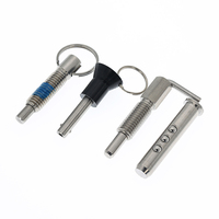 Goupilles de verrouillage à bille à dégagement rapide en acier inoxydable usinées CNC de haute qualité, 12 mm ou goupilles à bille avec joint torique personnalisées pour le verrouillage