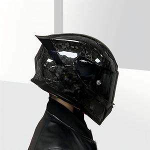 Casco de Motocicleta Integral de Fibra de Carbono, Certificado 3C, Ligero, Antivaho, Universal para las 4 Estaciones, Casco de Carreras - Product Image 4