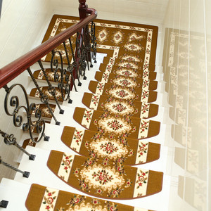 Customized New Design anti slip indoor adhesive polyester stair tread carpet Maty - Product Image 1