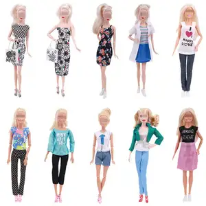 फैक्टरी अनुकूलित मिनी सामान कपड़े के लिए लड़कियों गुड़िया कपड़े गुड़िया सामान
