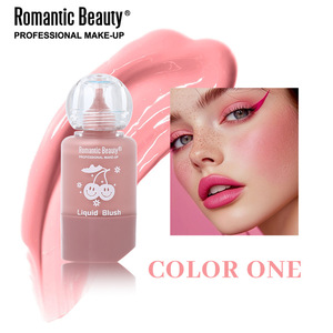 Fard à joues liquide en flacon pour bébé avec applicateur à pression, fard à joues bulle coréen blanchissant, maquillage naturel, cosmétiques clairs pour femmes - Product Image 1