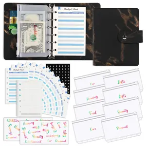 Cross-border 2024 Marble A7 budget loose-leaf book custom planner notebook