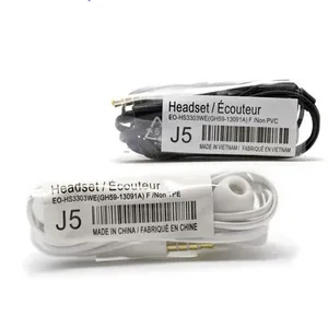 Wholesale Price 3.5mm In-Ear Earphones S4 handfree j5 mobile phones earphone for samsung Wired earphone