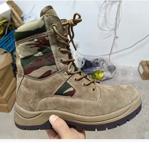 Botas de camuflaje GN personalizadas africanas TSB0205, de cuero vacuno, para la selva. - Product Image 5