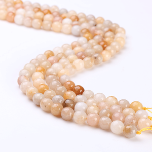 ลูกปัดพลอยธรรมชาติ WENCHI สำหรับทำเครื่องประดับ อาเกตและเพชร ขนาด 3 และ 8 มม. ฮ่องกง - Product Image 4