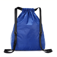 Mochila Deportiva Unisex con Cordón, Impermeable, de Oxford, con Bolsillos Dobles Laterales, para Viajes al Aire Libre, con Logotipo Personalizado, Paquete de 10 Unidades, Venta al Por Mayor