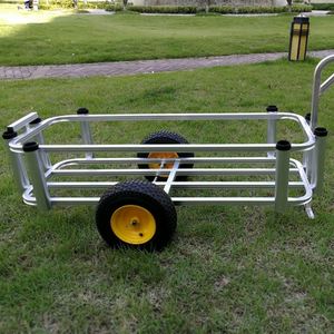 Hoge Capaciteit Strand Trolley Winkelwagen Karper Vissen Camping Outdoor Vissen Kar Met Twee Ballon Wiel - Product Image 4