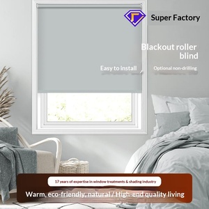 Rideaux <span class=keywords><strong>occultants</strong></span> de style <span class=keywords><strong>japonais</strong></span>, modernes et simples, <span class=keywords><strong>stores</strong></span> en lin à enroulement, installation sans perçage, <span class=keywords><strong>stores</strong></span> ajustables pour salle de bain et cuisine - Product Image 2