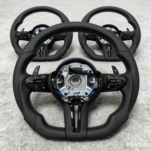 Volant de voiture en cuir en stock pour <span class=keywords><strong>BMW</strong></span> F30 F10 F12 F15 F16 F36 F20 F22 F25 F26 F32 F34 F35 F36 <span class=keywords><strong>E80</strong></span> <span class=keywords><strong>M3</strong></span> M5 E60 E70 E90 E91 - Product Image 6