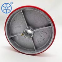 Roues de palette de rangement pour chariot, avec noyau de fonte PU et d'aluminium, haute qualité 160 180 200mm, livraison gratuite