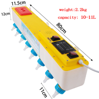 Tonneau d'alimentation à mollets pour bébé, simple face, 8 mamelons, tétine, mangeoire à lait pour bébé, réservoir d'alimentation à lait pour agneau et chèvre