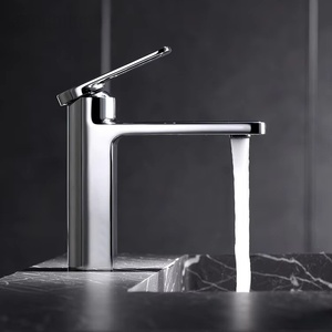 Grifo de Lavabo de Baño Monomando de Cobre Personalizable de Lujo, Mezclador de Agua Fría y Caliente, Proveedor de Fábrica - Product Image 3