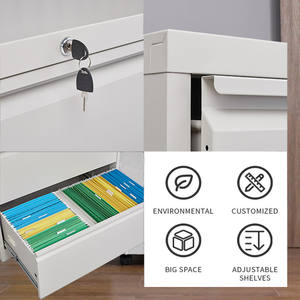 Armoire de rangement en acier armoire de classement/armoire de classement en acier <span class=keywords><strong>à</strong></span> 4 tiroirs/armoire de classement <span class=keywords><strong>peu</strong></span> <span class=keywords><strong>profonde</strong></span> - Product Image 3