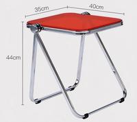 Nouvelle table d'angle pliable en acrylique transparent, élégante table d'appoint pour canapé de salon