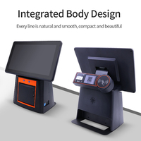 Terminal de Sistema POS Android 13 de 11.6 Pulgadas con Impresora Térmica Integrada de 58 mm/80 mm para Punto de Venta en Comercios y Restaurantes