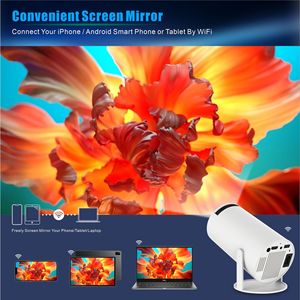 X0106-1 HY300 Pro akıllı taşınabilir Proyector Full HD 4K Video projektör mini ev sineması Lcd Led film android 11 Wifi projektörler - Product Image 4