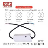 Alimentation LED à puissance constante réglable MEAN WELL XLG-200-12-A 92% d'efficacité IP67 DC 200W 12VDC