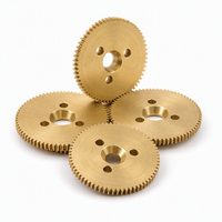 Pignon en laiton sur mesure usiné CNC de précision, petit module, pour réducteur de contrôle de mouvement OEM