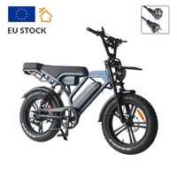 Vélo électrique tout-terrain en stock UE, 500W 48V15Ah, VTT électrique avec pneus larges