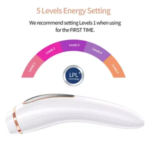 Épilateur IPL portable à refroidissement par glace sans douleur pour la beauté du corps, utilisation à domicile, 999999 flashs - Product Image 2