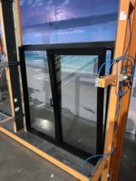 MINGLEI Fenêtre à battant articulée en aluminium à triple vitrage à économie d'énergie Fenêtre inclinable en aluminium à rupture thermique avec écran