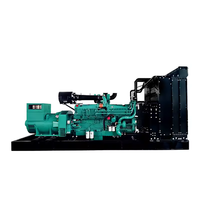 Panneau de commande LCD et compteur horaire, unité d'alimentation auxiliaire, générateur diesel de type ouvert 250 KVA