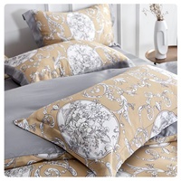 Usine 100% tencel ensemble de literie 60S imprimé tencel drap de lit organique 300TC lyocell couette avec des draps de vente chaude