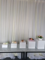 Décoration Créative de Table à Desserts Support pour Plats Froids Présentoir à Gâteaux et Snacks pour Pause Café Cubes en Acrylique Réhausseurs de Présentation Buffet