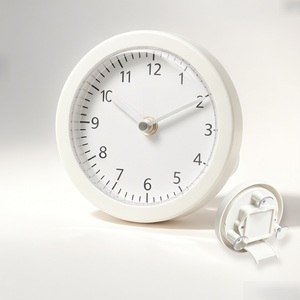 Orologio <span class=keywords><strong>da</strong></span> Bagno Semplice con Ventosa Impermeabile, Timer <span class=keywords><strong>da</strong></span> <span class=keywords><strong>Cucina</strong></span> Silenzioso, Mini Orologio <span class=keywords><strong>da</strong></span> <span class=keywords><strong>Parete</strong></span> per Bagno e <span class=keywords><strong>Cucina</strong></span> - Product Image 1