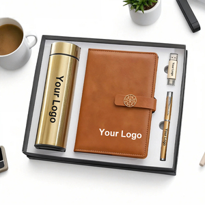 Tùy chỉnh công ty Hộp Quà Tặng thiết lập <span class=keywords><strong>A5</strong></span> bìa cứng da in nhật ký kế hoạch Tạp Chí máy tính xách tay biểu tượng tùy chỉnh kinh doanh sang trọng Bộ quà tặng - Product Image 1