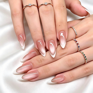 <span class=keywords><strong>Uñas</strong></span> Postizas Cortas con Diseño Patriótico Rojo, Blanco y <span class=keywords><strong>Azul</strong></span>, Reutilizables, <span class=keywords><strong>de</strong></span> ABS, con Logotipo Personalizado, MOQ Bajo, Venta al Por Mayor - Product Image 2