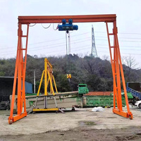 Mini grue à portique mobile MH, grue à portique électrique portable pour la réparation en atelier