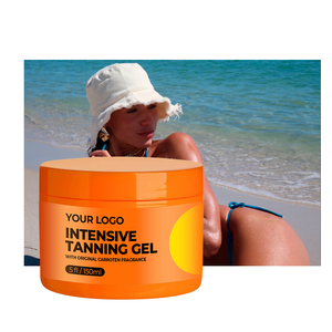 Crema de zanahoria con infusión de caléndula Gel de bronceado de secado rápido Gotas sin crueldad y calmante para pieles sensibles - Product Image 6