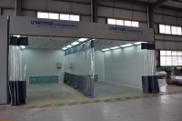 Cabine de ponçage, Station de préparation automobile, Salle de ponçage industrielle, Cabine de peinture gonflable, Cabina De Pintura Automotriz, Peinture de carrosserie