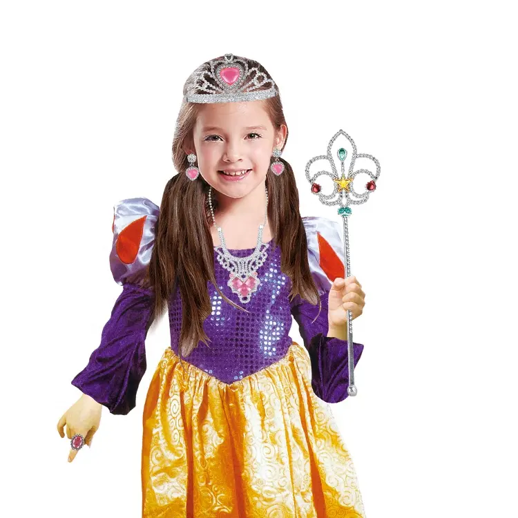 Girls Christmas Princess Role Play Used Customized Kids Halloween Cosplay Costume Girls Princess Dress Up