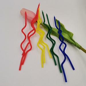 Bougies d'<span class=keywords><strong>anniversaire</strong></span> colorées faites à la main, 10 pièces/1 paquet, pour décoration de gâteau d'<span class=keywords><strong>anniversaire</strong></span> - Product Image 2