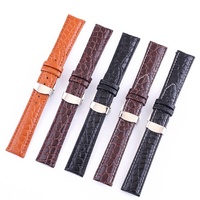 Bracelet de montre en cuir véritable Lionorm avec fermoir papillon 17mm 20mm 21mm 23mm 24mm