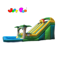 Tropicale gonflable toboggan de piscine pour adultes, glissière d'eau gonflable bon marché à vendre