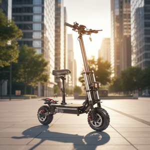 Patinete Eléctrico Plegable con Asiento, Neumático Grueso de 11 Pulgadas, Motor Dual para Adultos, Batería de Litio, 200 kg, 85 km de Autonomía, LYT61 - Product Image 2