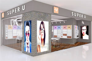 Professionale Nuovo Interni Infissi Negozio di Ottica Occhiali Da Sole di Visualizzazione Negozio di Sistema di Idee di Decorazione Design Ottico Negozio - Product Image 3