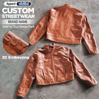 Blouson court en cuir véritable de mouton style streetwear vintage pour l'hiver, veste de motard en cuir gaufré, fabricant sur mesure