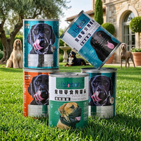 Fabricant vendant de la nourriture humide pour chiens à base de poulet, de bœuf, de lapin et de légumes, complément nutritionnel, nourriture humide en conserve pour animaux de compagnie
