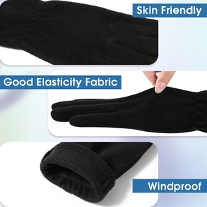 <span class=keywords><strong>Gants</strong></span> thermiques en <span class=keywords><strong>polaire</strong></span> épais pour hommes, mitaines confortables en coton pour écran tactile, saison d'hiver - Product Image 4