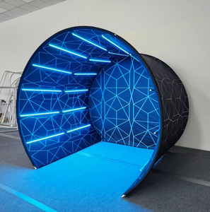 Nouvelle Cabine Photo 2026 avec Toile de Fond pour Événements et Salons Professionnels, Tunnel Semi-Circulaire avec Lumières RGB, Cabine Ronde 360° Tendance - Product Image 2