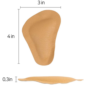 Soletta Autoadesiva a Tre Fori in Tessuto per Sport e Comfort con Supporto per Arco Plantare in <span class=keywords><strong>Gel</strong></span> di Silice per Piedi Piatti e Sollievo Plantare Isolante - Product Image 3